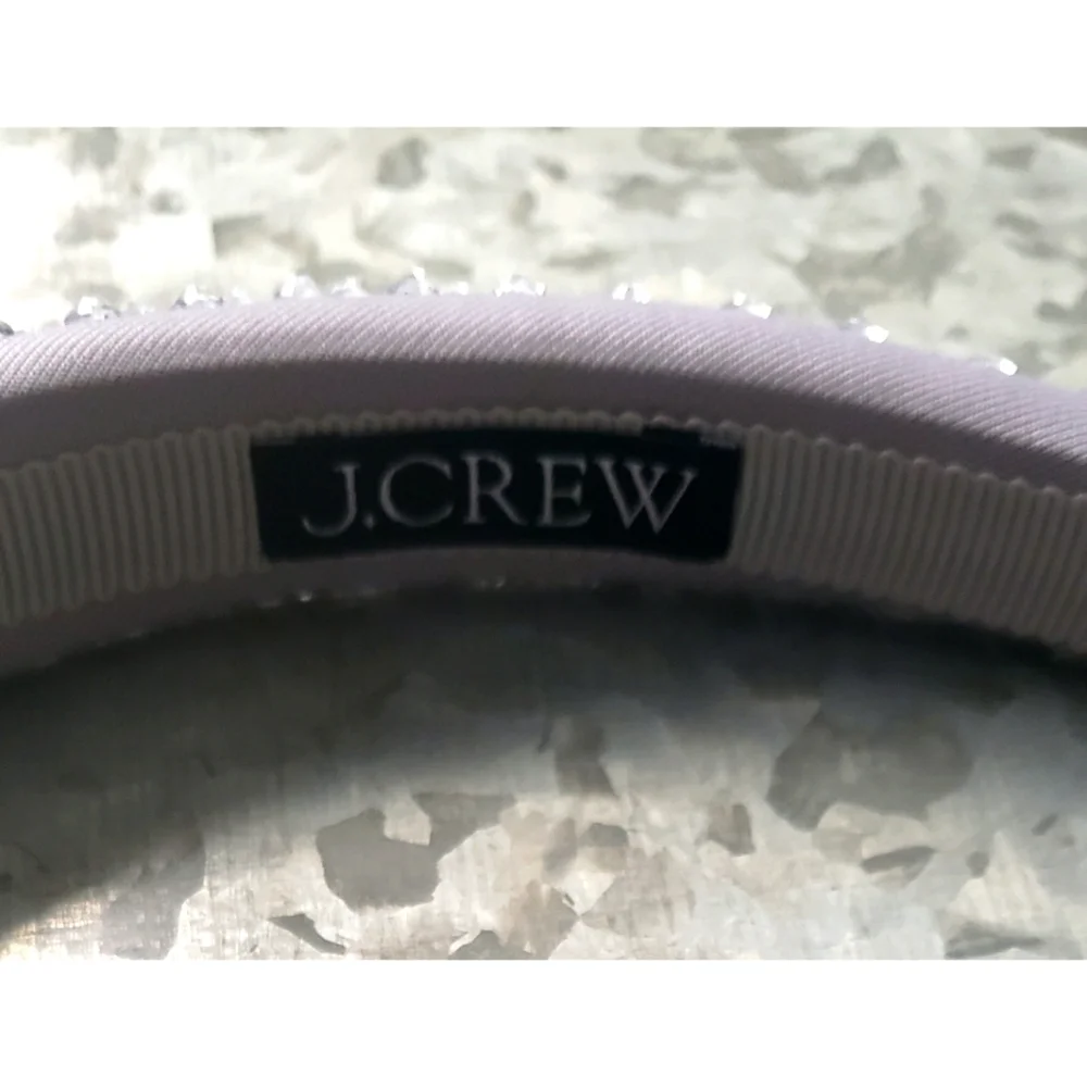 J.Crew Rhinestone-studded headband